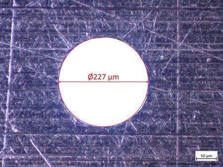 Waterjet laser Metal Vertical drilling